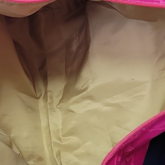 Coach Pink Signature Tote Bag with Leather Straps - Picture 10 of 13